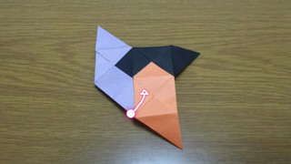 両三角錐の作り方4-2